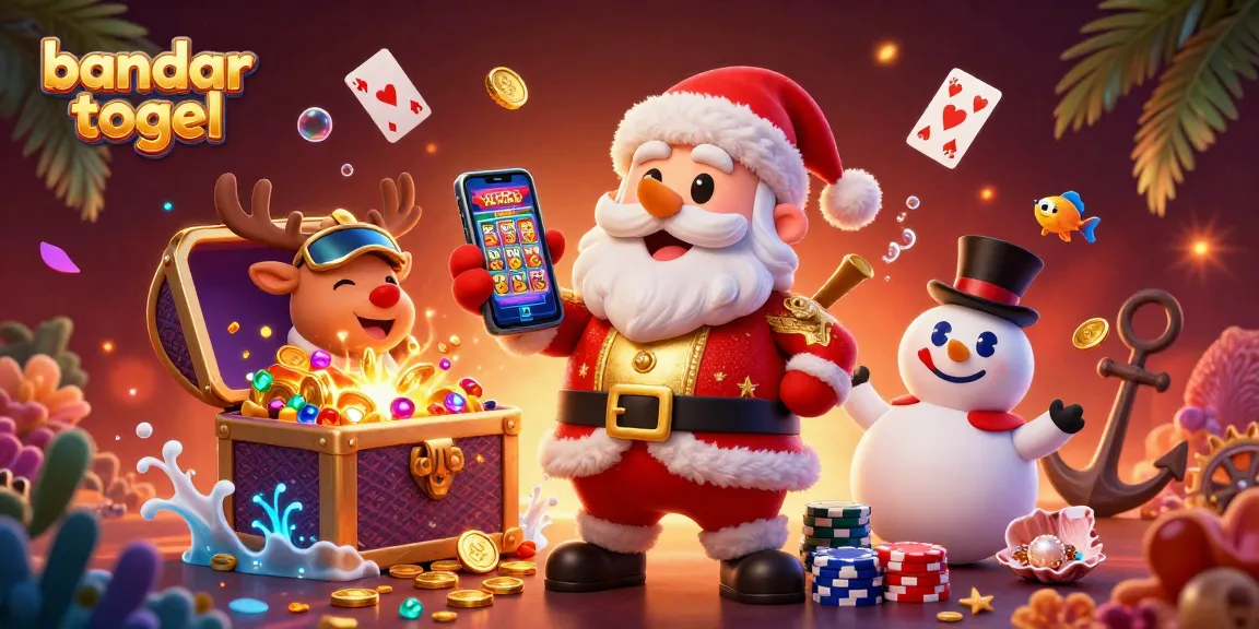 Menangkan bandar togel dengan ilustrasi Santa dan teman-teman dalam kasino yang megah.
