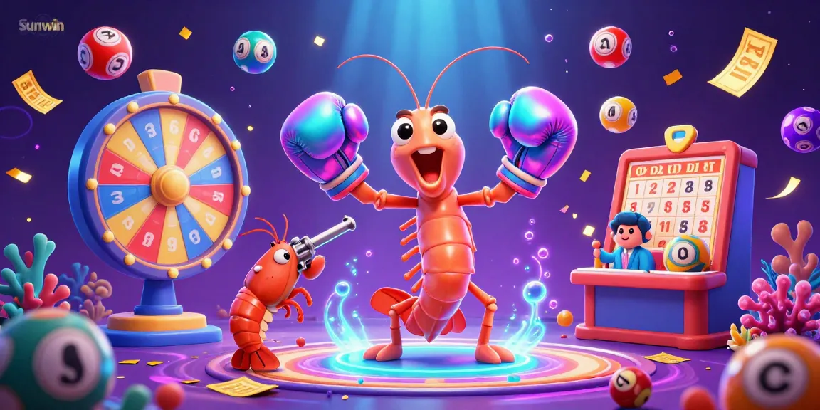 Join the action at Sunwin with vibrant casino excitement featuring a dynamic shrimp duo and a grouper announcer.