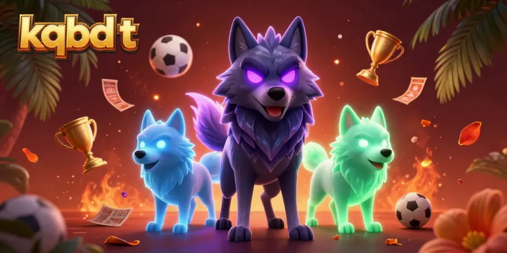 Watch thrilling kqbd t sports betting action in a vibrant 3D illustration with energetic characters.