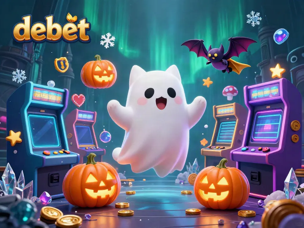 Engage with the interactive debet casino experience featuring vibrant characters and gaming elements.