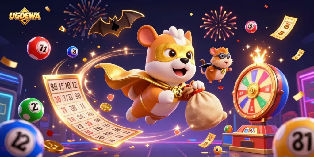 Play exciting games at UGDEWA with vibrant graphics, thrilling prize elements, and engaging casino action.
