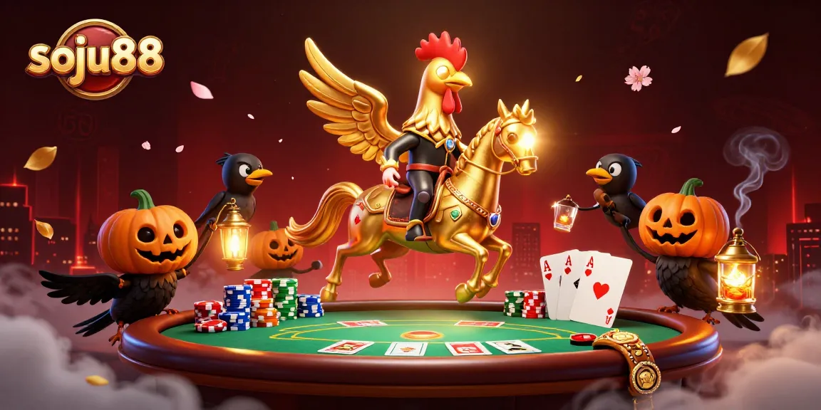 Experience the thrilling ambiance of soju88 casino with vibrant poker action and enchanting characters.