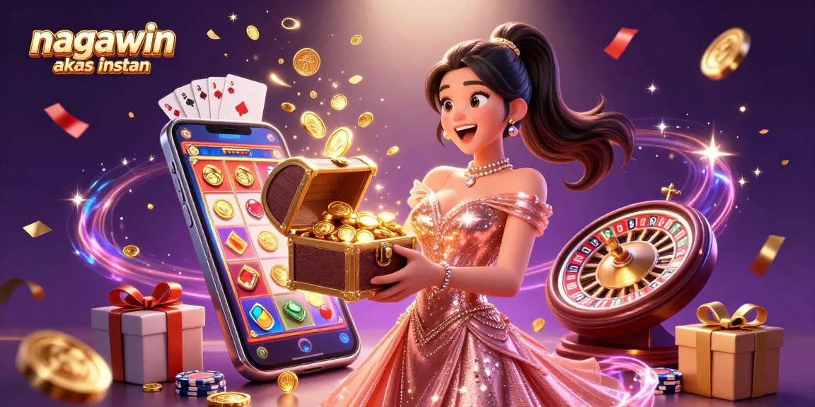 Experience the thrill with nagawin akses instan as you spin the reels and win treasures!