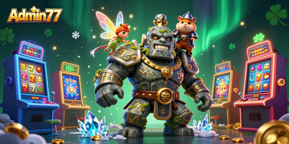 Admin77 engages players with vibrant casino adventures featuring animated characters and exciting slot games.