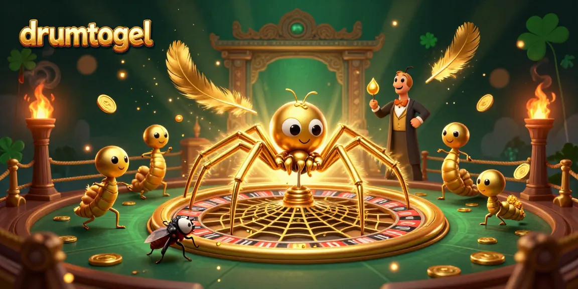 Taruhan drumtogel dalam ilustrasi casino 3D yang dinamis dan menarik.