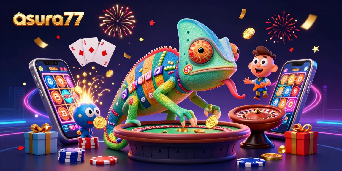 Engage with asura77's vibrant slot games and thrilling casino experiences featuring dynamic 3D illustrations.