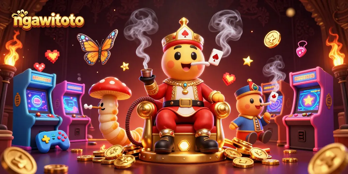 Menangkan permainan dengan ngawitoto, visual 3D menarik tentang katapel dan mesin arcade kasino.