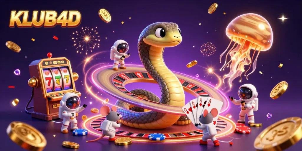 Jelajahi slot hiburan di KLUB4D dengan grafik menarik dan jaminan kemenangan!