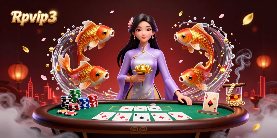 Rasakan permainan yang hidup di Rpvip3 dengan pemandangan kasino yang menakjubkan penuh dengan elemen poker yang dinamis.