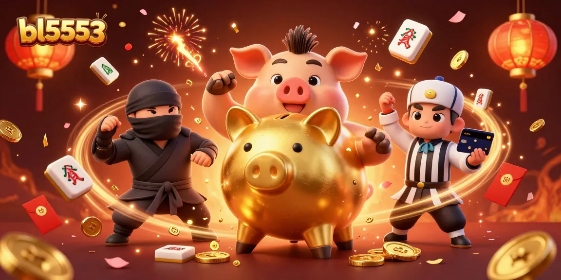Experience the excitement of bl5553 in a vibrant 3D casino scene with dynamic characters and action.