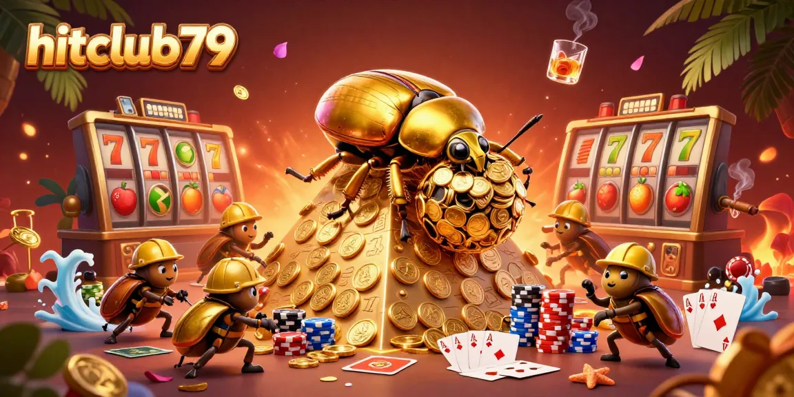 Experience the thrill of hitclub79 with exciting casino games and golden jackpots in a vibrant scene.