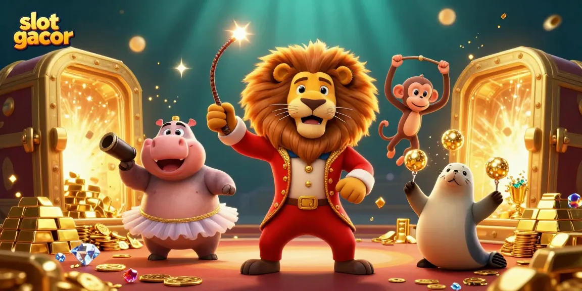 Win big with slot gacor games featuring dynamic characters and colorful casino elements.