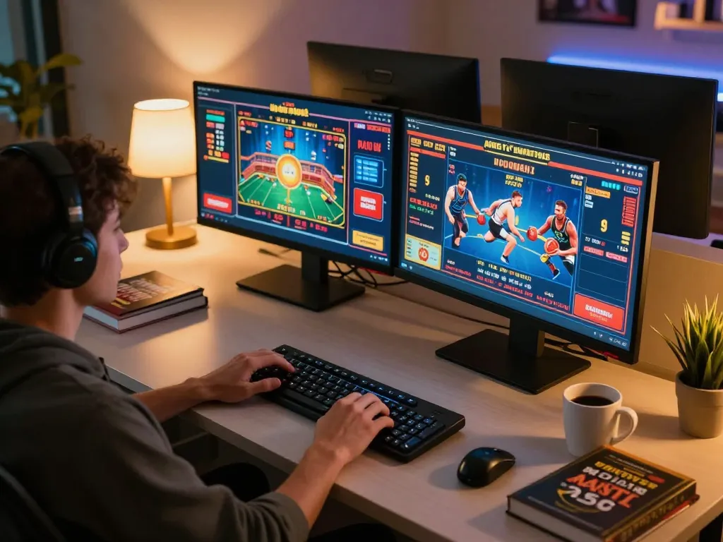 Engaged player participating in LC88 online casino gaming experience