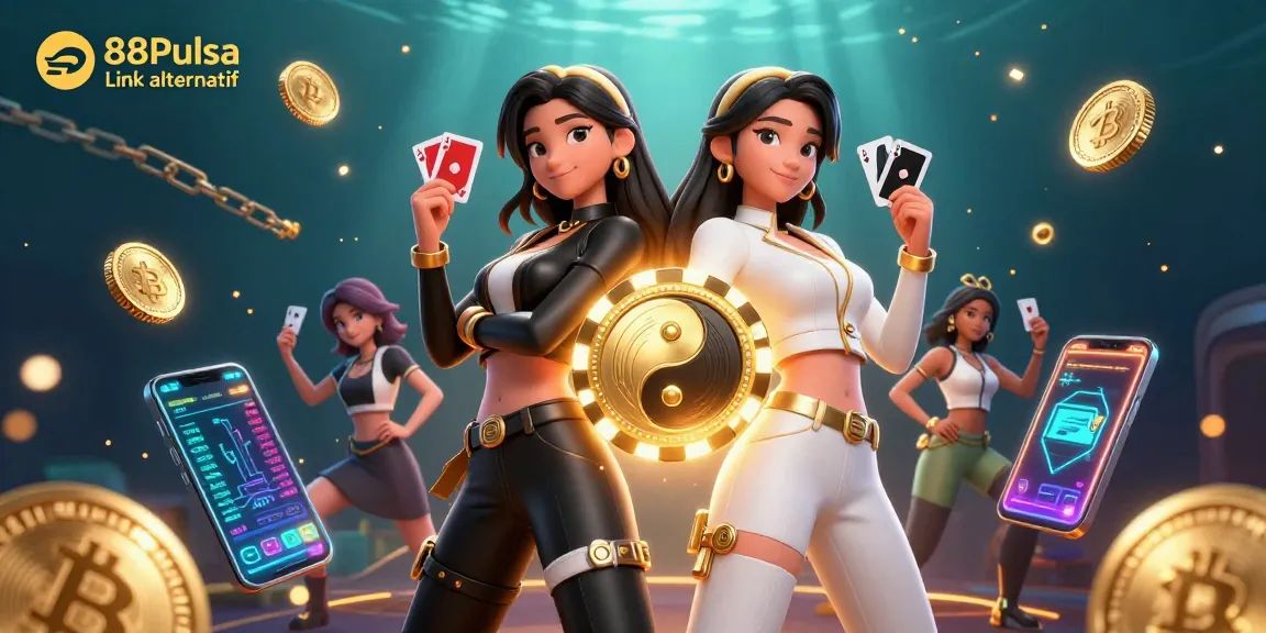 Win big with 88Pulsa Link alternatif while enjoying the thrilling casino atmosphere of twin Asian women.