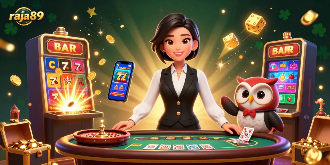 Engage with raja89 to experience thrilling online casino action through stunning casino games and live dealers.