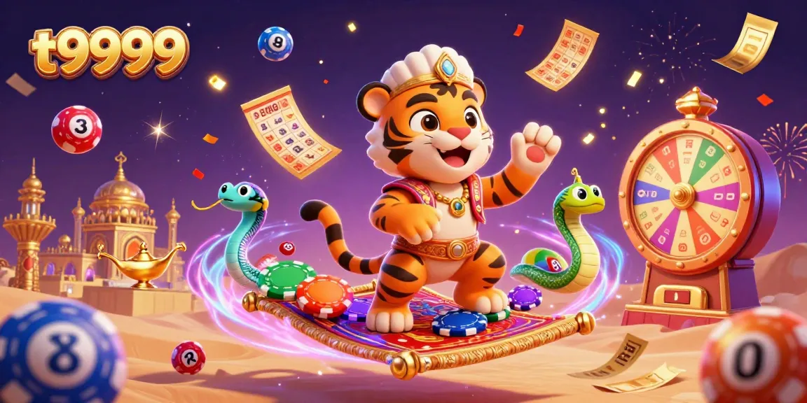 Menangkan hadiah besar di t9999 dengan lotere dan bingo berwarna-warni dalam gambar yang menakjubkan.
