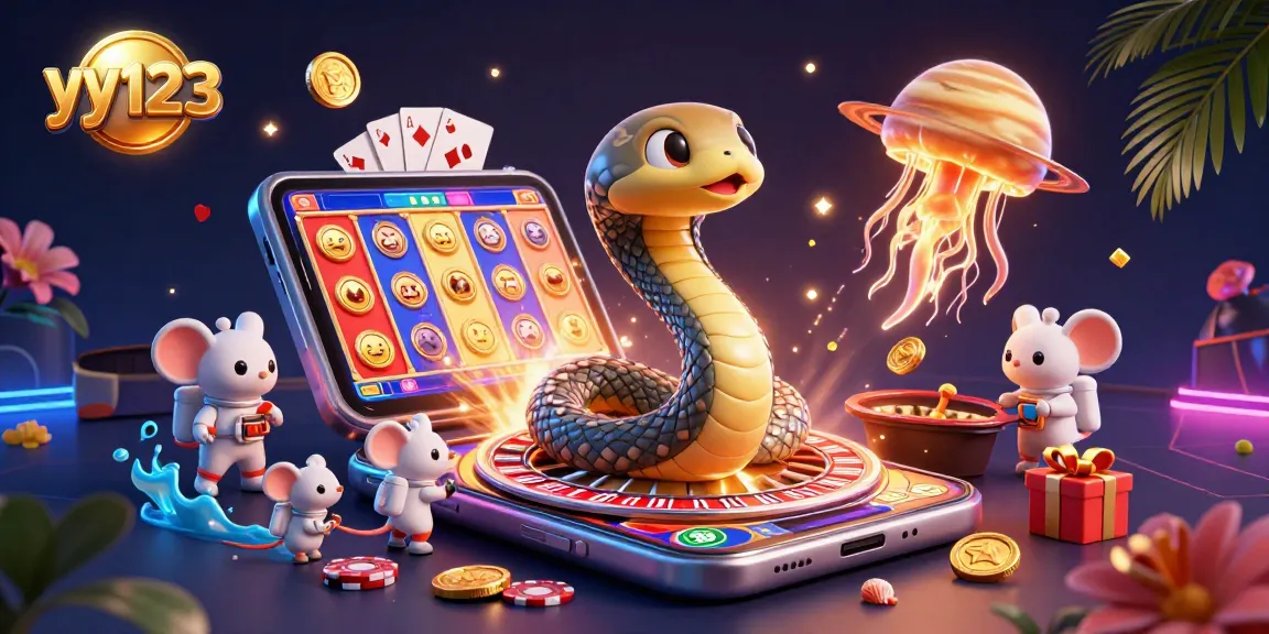 Menangkan jackpot di yy123 dengan ilustrasi slot yang penuh warna dan keseruan taruhan.