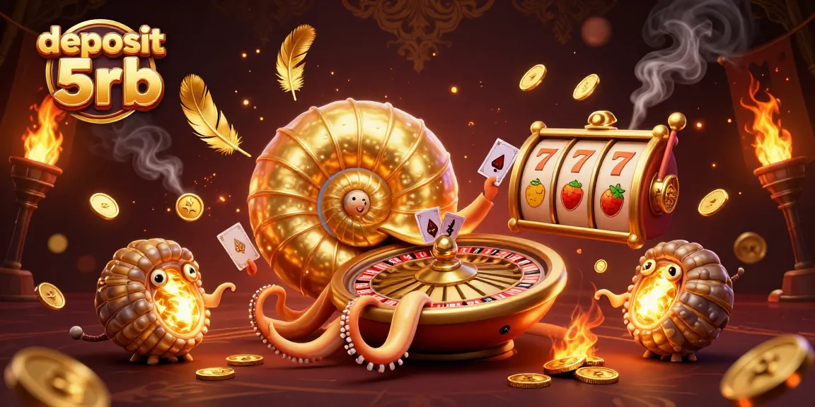 Play thrilling slots with deposit 5rb at an exciting online casino featuring golden elements and jackpot chances.