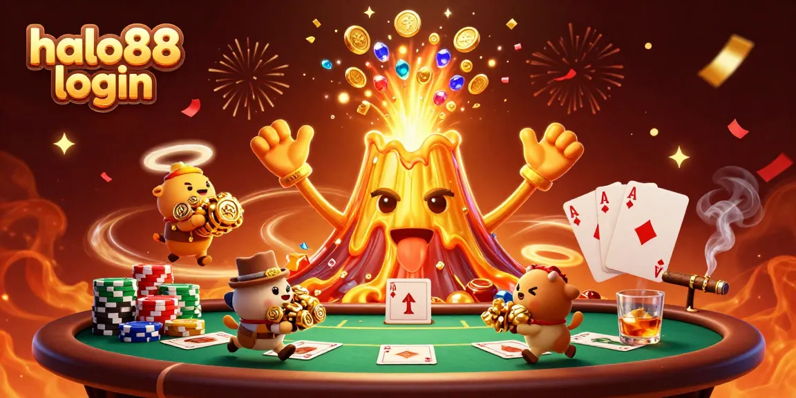 Experience thrilling wins with halo88 login in this dynamic casino scene filled with adventure and treasure.