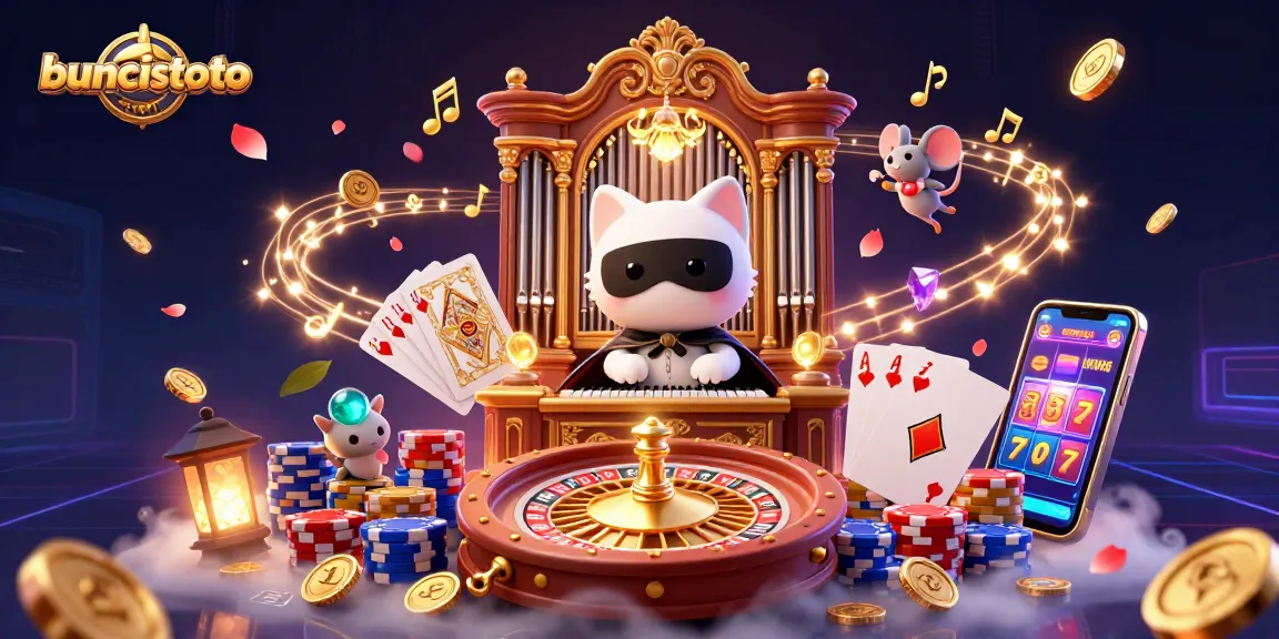 Buncistoto menyajikan pengalaman bermain togel online yang cepat dan responsif dalam ilustrasi kasino.