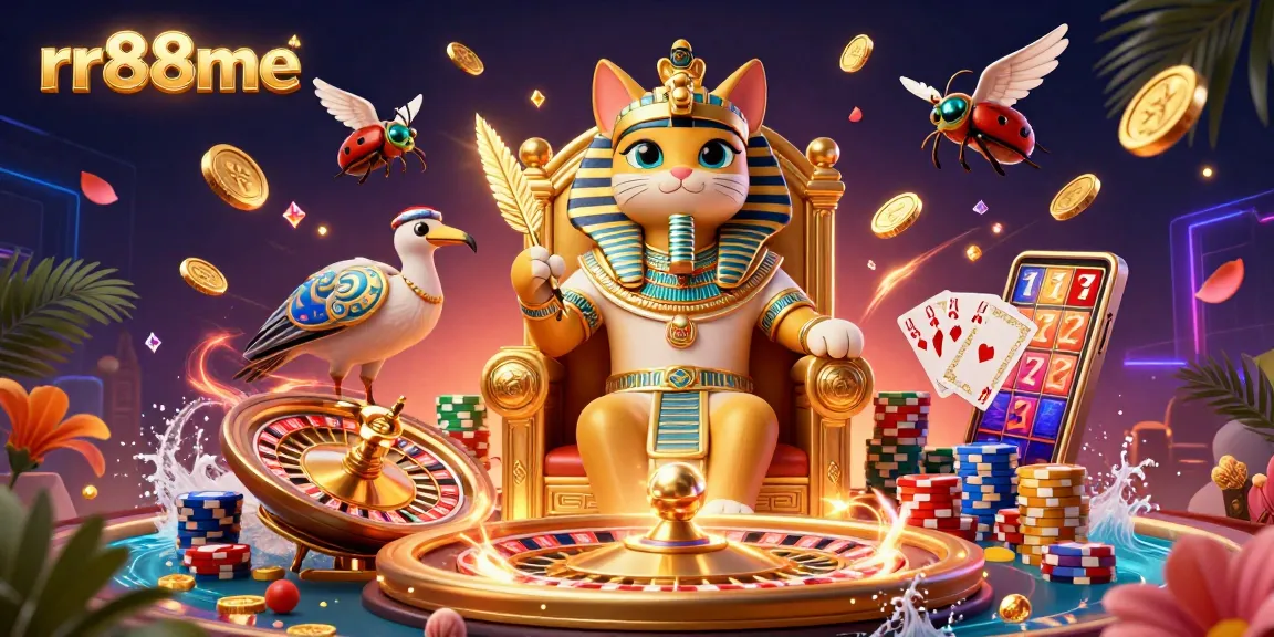Experience excitement at rr88me with vibrant gaming elements and dynamic casino visuals.