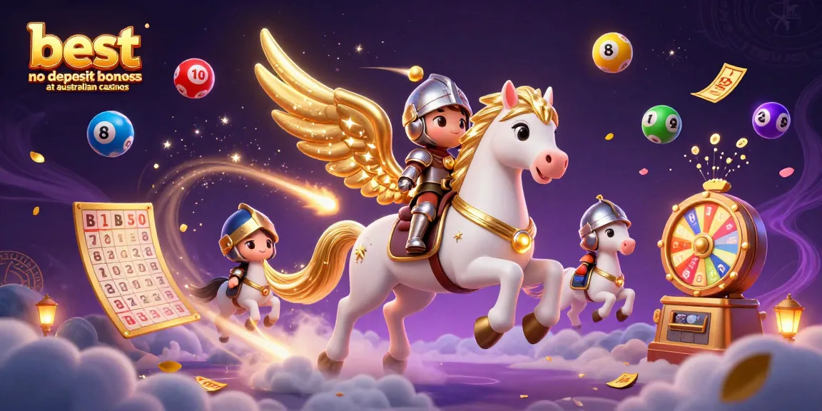 Experience the excitement of the best no deposit bonuses at australian casinos with this vibrant casino-themed illustration.