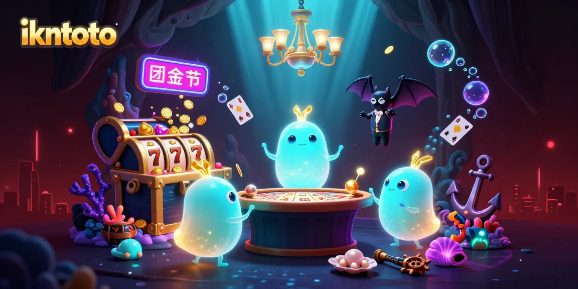 Experience ikntoto's vibrant gambling scene with glowing glowworms lighting the cave casino.