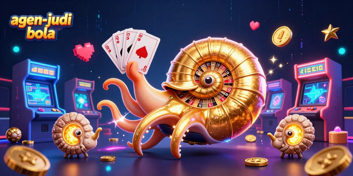Experience thrilling gameplay at agen-judi-bola with a dynamic scene of vibrant casino elements.